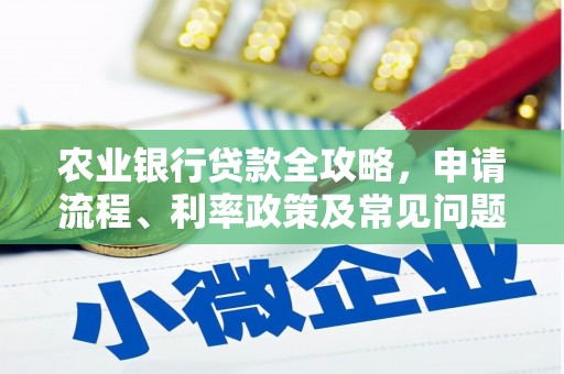 日土农业银行贷款全攻略，申请流程、利率政策及常见问题解析