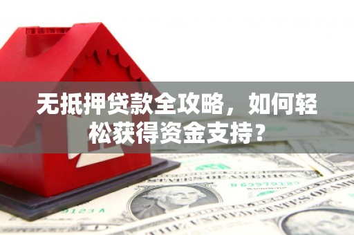 日土无抵押贷款全攻略，如何轻松获得资金支持？