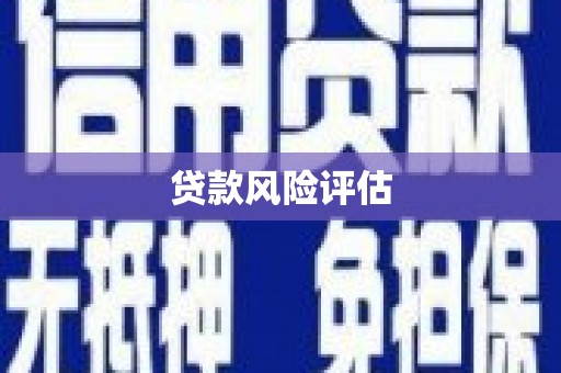 日土贷款风险评估