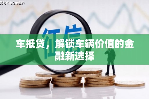日土车抵贷，解锁车辆价值的金融新选择