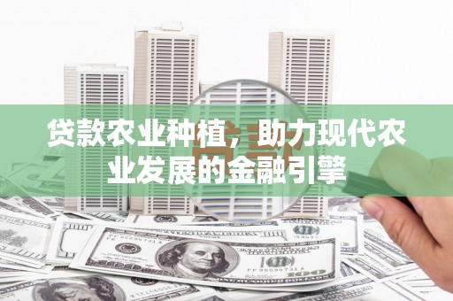 日土贷款农业种植，助力现代农业发展的金融引擎
