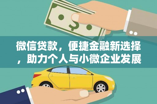 日土微信贷款，便捷金融新选择，助力个人与小微企业发展