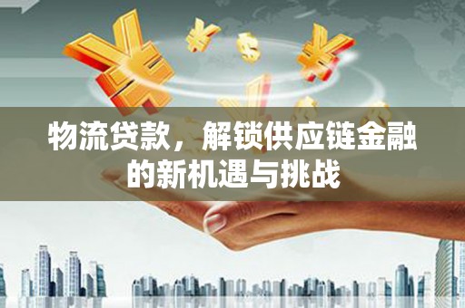日土物流贷款，解锁供应链金融的新机遇与挑战