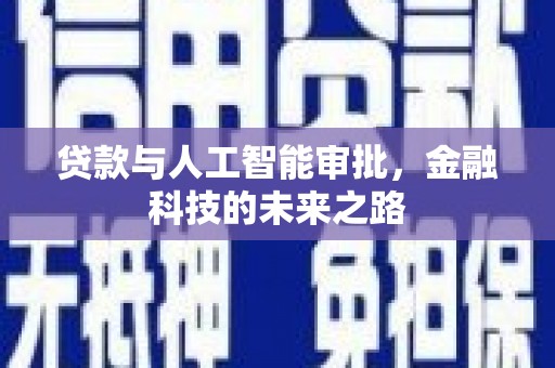 日土贷款与人工智能审批，金融科技的未来之路