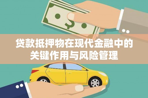 日土贷款抵押物在现代金融中的关键作用与风险管理
