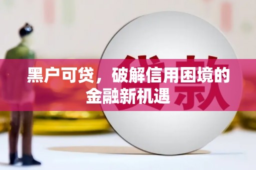 日土黑户可贷，破解信用困境的金融新机遇