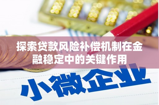 日土探索贷款风险补偿机制在金融稳定中的关键作用